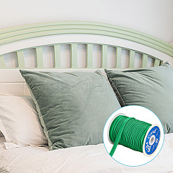 Deckelbesatz aus 66 m Polyester-Satinkordel&nbsp;SRIB-WH0011-187C