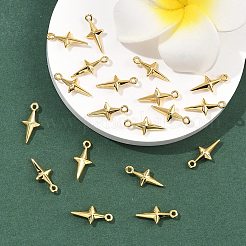Латунные подвески в виде звезд&nbsp;XGR0167G-104G