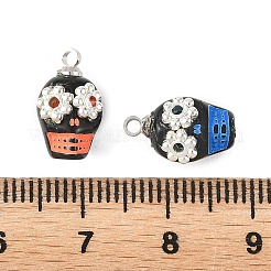 Anhänger aus undurchsichtigem Acryl und Legierung&nbsp;PALLOY-JF05969-01