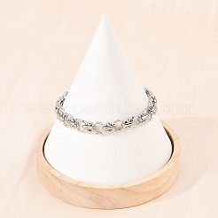 Bracelets à maillons en acier inoxydable 304 pour femmes&nbsp;BJEW-H207-01C-P
