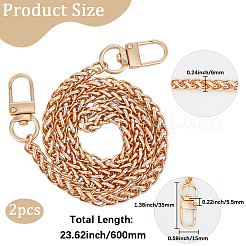 2 шт. железный ремешок-цепочка для сумки&nbsp;FIND-BBC0004-02