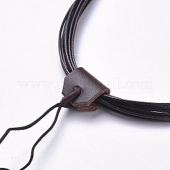 Fabrication de collier cordon ciré réglable&nbsp;MAK-L027-B01