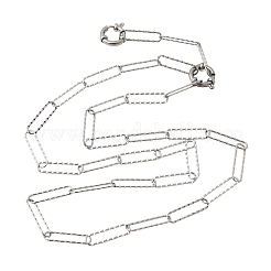 Цепочка-скрепка из нержавеющей стали 201 толщиной 5 мм с текстурированной поверхностью&nbsp;NJEW-K302-14P