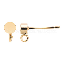 Accessoires de clous d'oreilles en laiton&nbsp;KK-WH0065-09A-G