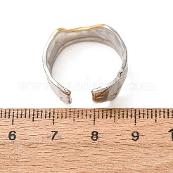 Zweifarbige offene Manschettenringe aus Edelstahl 304&nbsp;SA-CBA751F-06GP