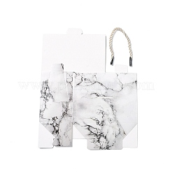 Scatole regalo rettangolari in carta con manico in corda&nbsp;CON-B010-03D