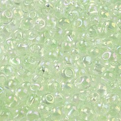 6/0 perline di vetro con frange colorate all'interno&nbsp;SEED-A034-03E