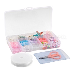 Kits de fabricación de joyas con tema de sirena diy&nbsp;DIY-FS0001-57