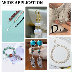 300 шт. Латунные крышки для обжимных бусин&nbsp;KK-ME0003-44