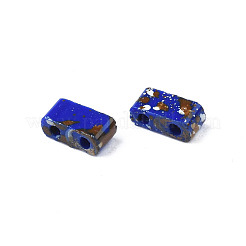 Perline di vetro opaco a 2 foro&nbsp;LS-SEED-N004-002-A01