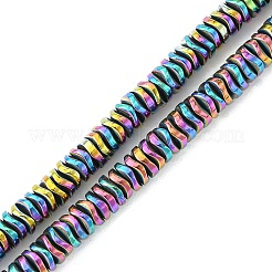 Fili di perline di ematite sintetica non magnetica elettrolitica&nbsp;G-M01