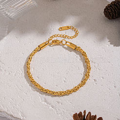 304 Edelstahl Singapur Kettenarmbänder für Damen&nbsp;AF5599-1