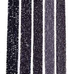 Chapelets de perles en verre électroplaqué&nbsp;EGLA-A044-T3mm-A15