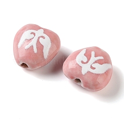 Perles de porcelaine à la main imprimés&nbsp;FIND-H023-01A