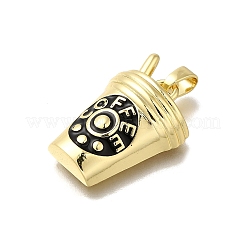 Латунь эмаль подвески&nbsp;KK-V002-26G