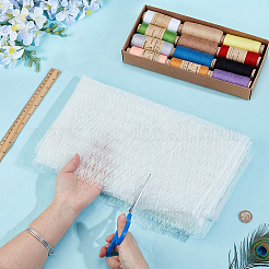 2 Yard (ca. [91] cm) lasergefertigter Polyester-Imitationsstoff mit Pfauenfedermuster&nbsp;DIY-PH0038-39B