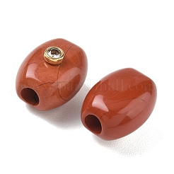 Natürliche rote Jaspis europäischen Perlen&nbsp;GG-CBA105B-02D-G