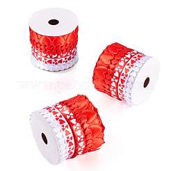3 рулон 5 видов полиэстеровых кружевных лент ко Дню святого Валентина&nbsp;OCOR-TA0002-19