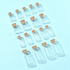 24 Stück 4 Stile Glasflasche&nbsp;CON-FS0001-17