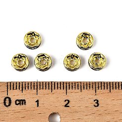 Латунные бусины разделители для поставки стразов&nbsp;RB-A014-Z6mm-04G