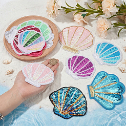 13 patch à coudre en polyester&nbsp;PATC-WH0014-124