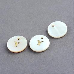 Подвески из пресноводных оболочек&nbsp;SSHEL-S249-Y