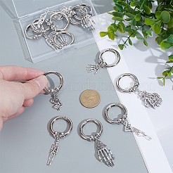 12 шт. 6 стильные подвески для обуви из сплава&nbsp;HJEW-GO00250