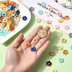 300 шт. прозрачные акриловые бусины градиентного цвета&nbsp;OACR-SP0001-87