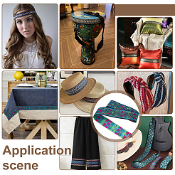 1 шт. винтажная жаккардовая полиэстеровая лента&nbsp;OCOR-PH0007-36B