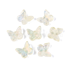 Galvanoplastie perles de verre transparentes&nbsp;EGLA-N057-03B