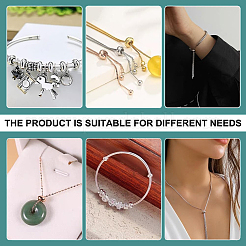 8 шт. бусины из стерлингового серебра&nbsp;STER-BC0002-48B-S