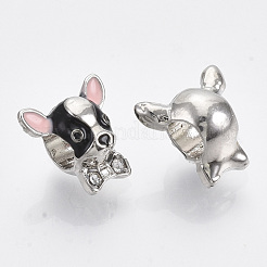 Сплавочные европейские бусины&nbsp;X-MPDL-T004-22P