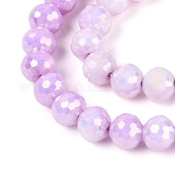 Антикоррозийные гальванические стеклянные бусины&nbsp;GLAA-N056-6mm-03