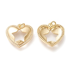 Латунные микропаве прозрачные подвески с фианитом&nbsp;ZIRC-I045-04G