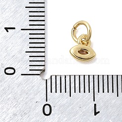 Breloques en laiton avec zircone cubique&nbsp;KK-G554-02F-03