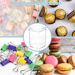 Прозрачные акриловые упаковочные коробки&nbsp;CON-WH0106-21