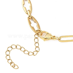 Изготовление браслета-скрепки из полой цепочки из нержавеющей стали 304&nbsp;AJEW-JB01422