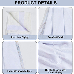 2 chiffon de nettoyage en fibre&nbsp;AJEW-WH20156-003