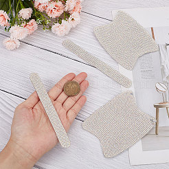 10шт. 2 стильных наклейки на дверные ручки автомобиля со стразами&nbsp;AJEW-GF0007-36