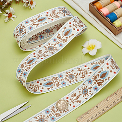 Лента из полиэстера в этническом стиле&nbsp;OCOR-WH0101-107B