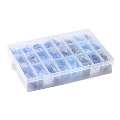 288 г 24-х цветных стеклянных бусин&nbsp;SEED-JQ0005-01E-2mm