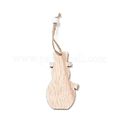 Weihnachtsanhänger aus Holz&nbsp;HJEW-K038-01A