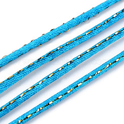 Cordes métalliques de perles de teinture&nbsp;NWIR-R024-374