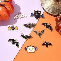 10шт 10 стиля подвески из сплава с эмалью&nbsp;ENAM-FS0003-85