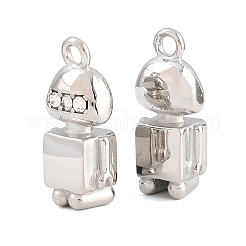 Colgantes de rhinestone de acero inoxidable 304&nbsp;RB-CBA02E8-04P