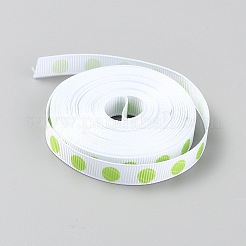 Ruban gros-grain imprimé en polyester sur le thème du tennis&nbsp;OCOR-WH20005-15B