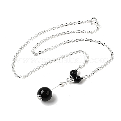 Природные драгоценные камни кулон ожерелье&nbsp;NJEW-JN01611