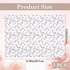 3 pieza de papel tapiz en miniatura&nbsp;DIY-CP0014-05
