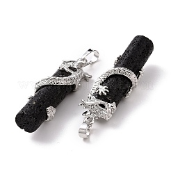 Подвески из натуральной лавы&nbsp;G-L455-H20