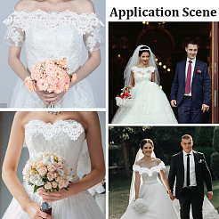 3 ярд полиэстеровых кружевных лент&nbsp;SRIB-GF0001-59